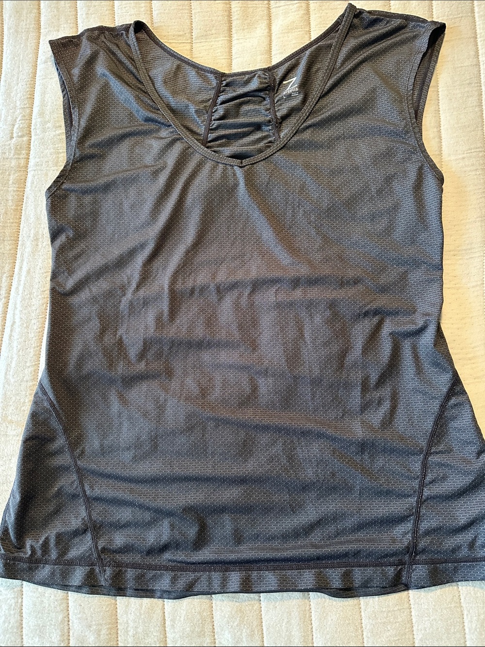 Nordstrom Black Athletic Scoopneck Sleeveless top
